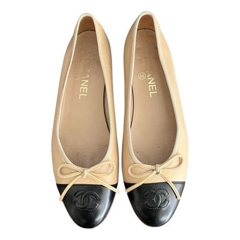 vestiaire chanel shoes|Chanel ballet flats for women.